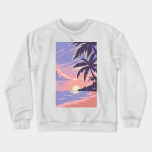 Sunset at the beach Crewneck Sweatshirt